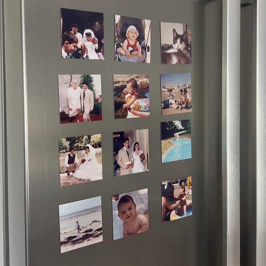 Aimants pour Frigo - 12 MINI Magnets personnalisés