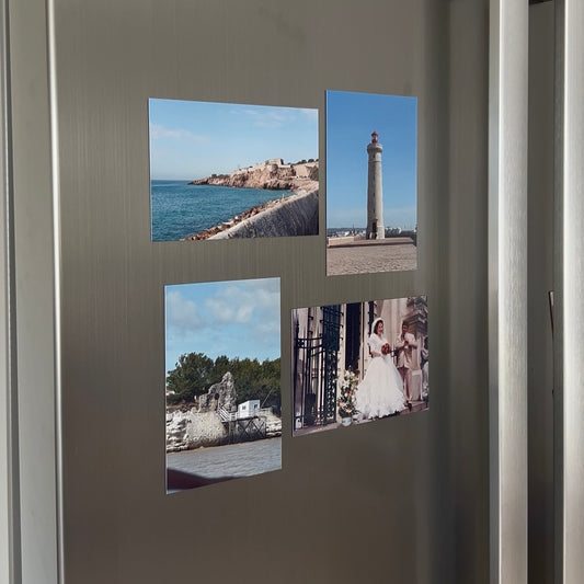 Aimants pour Frigo - 4 MAXI Magnets personnalisés