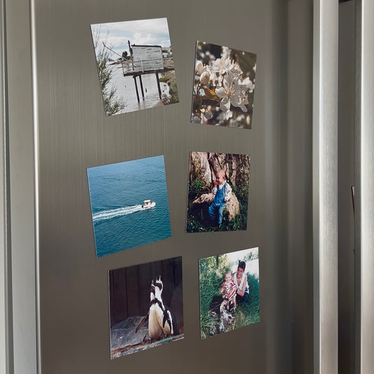 Aimants pour Frigo - 6 GRAND Magnets personnalisés